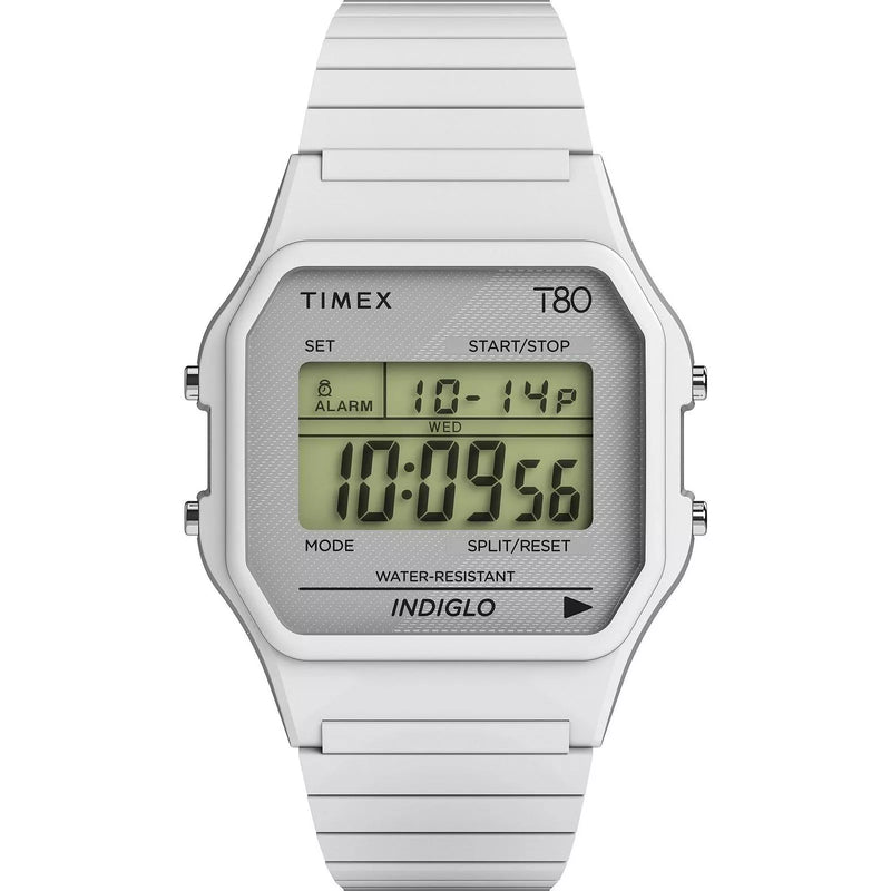 Timex T80 Digital Stainless Steel Unisex Watch TW2U93700