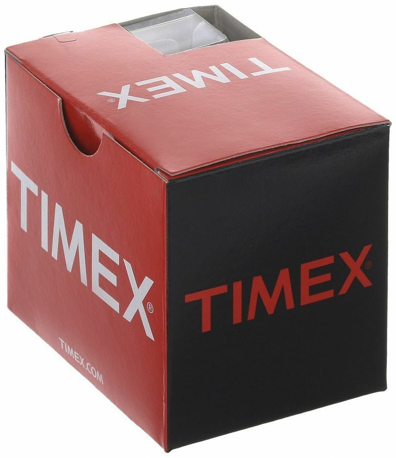 Timex 中性款时光机模拟弹性织物表带儿童手表