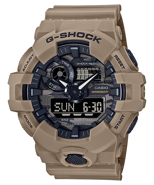 G-Shock Analog-Digital Camo Mens Watch GA700CA-5A