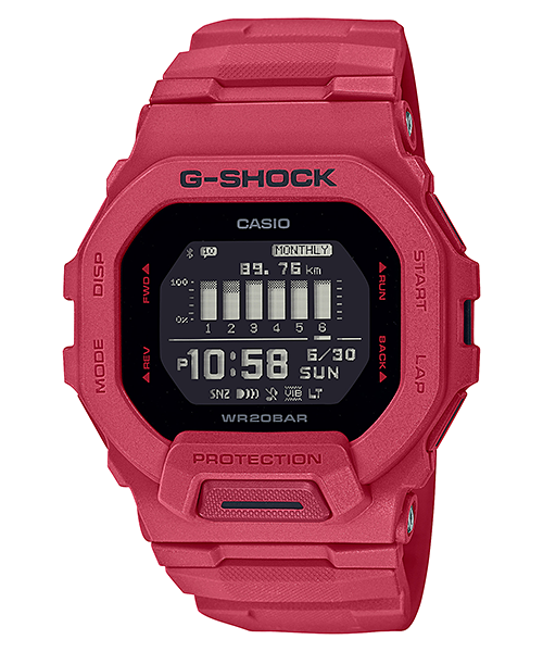 G-Shock G-Squad Distance Data Watch GBD200RD-4D