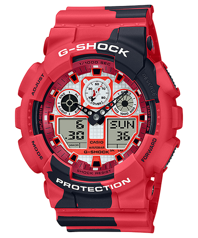 G-Shock Nishikigoi  Showa Sanshoku koi Watch GA100JK-4A