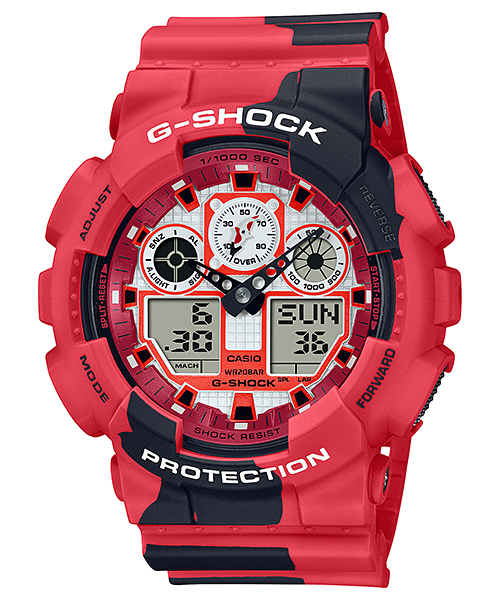 G-Shock Nishikigoi  Showa Sanshoku koi Watch GA100JK-4A