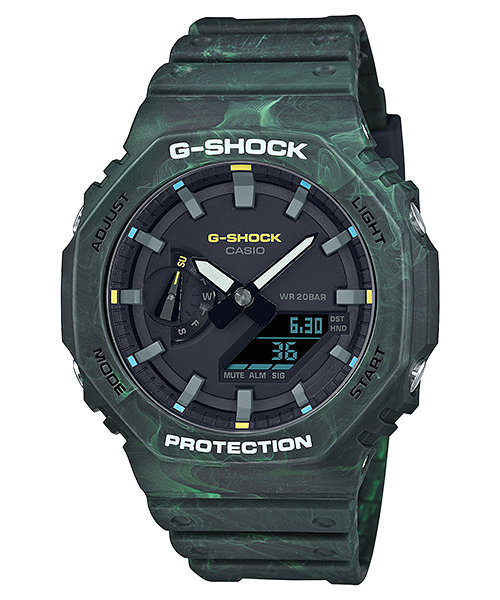 G-Shock CasiOak 碳芯神秘森林 GA2100FR-3A