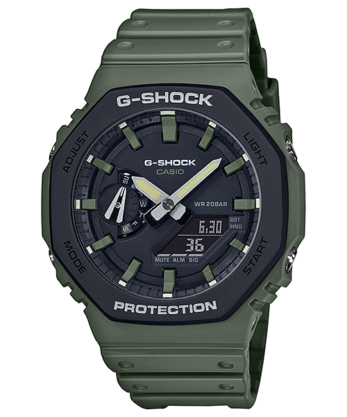 G-Shock CasiOak 碳芯防护手表 GA2110SU-3A