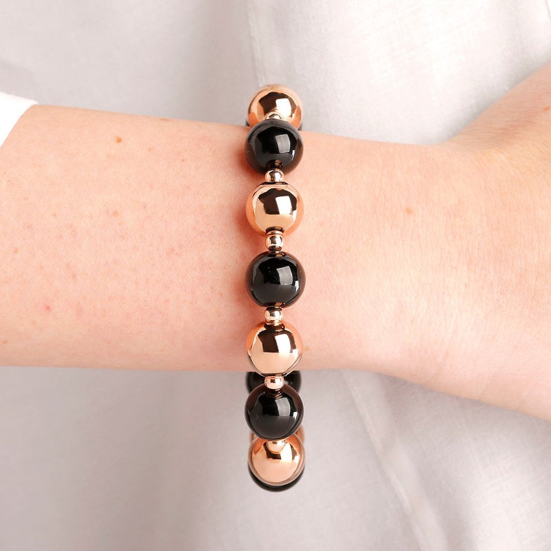 Bronzallure Stone Bead Bracelet